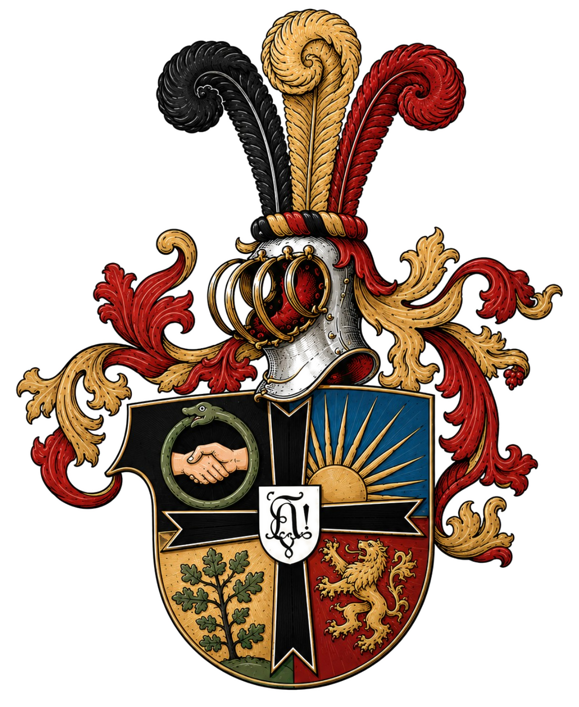 Wappen der Braunschweiger Burschenschaft Alemannia